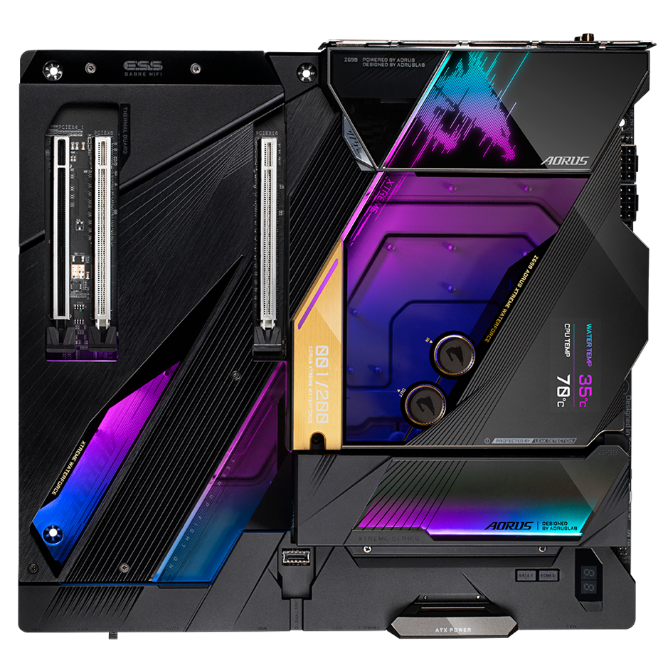 Gigabyte Aorus Ra M T Flagship Mainboard Z Xtreme Waterforce