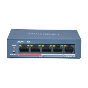 Switch thông minh 4 cổng 100Mbps PoE Hikvision DS-3E1105P-EI