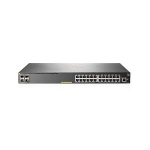 Gigabit Switch Aruba JL255A 2930F 24 Ports PoE+ 370W, 4 SFP+ Uplink