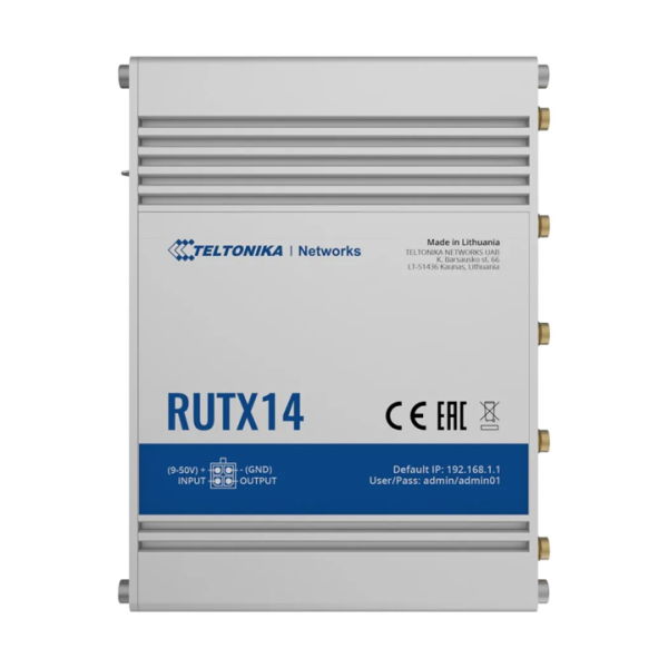 Industrial Router Wi-Fi 4G LTE CAT12 Dual SIM Teltonika RUTX14