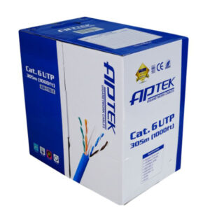 Cáp mạng APTEK CAT.6 UTP Copper, 23AWG, vỏ nhựa PVC 630-1102-2