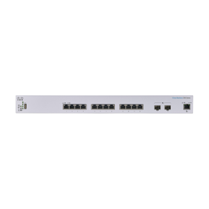 Managed Switch 12 cổng 10G + 2 x 10G combo LAN/SFP Cisco CBS350-12XT-EU