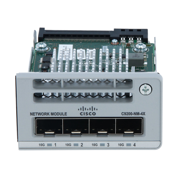 Network Module 4 x 10GE SFP+ Gigabit Cisco C9200-NM-4X