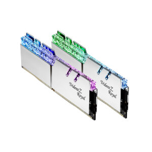 KIT Ram G.SKILL Trident Z Royal RGB DDR4 32GB (16GB x 2) 3200MHz F4-3200C16D-32GTRS