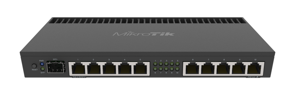 Router cân bằng tải 10 Port MikroTik RB4011iGS+RM