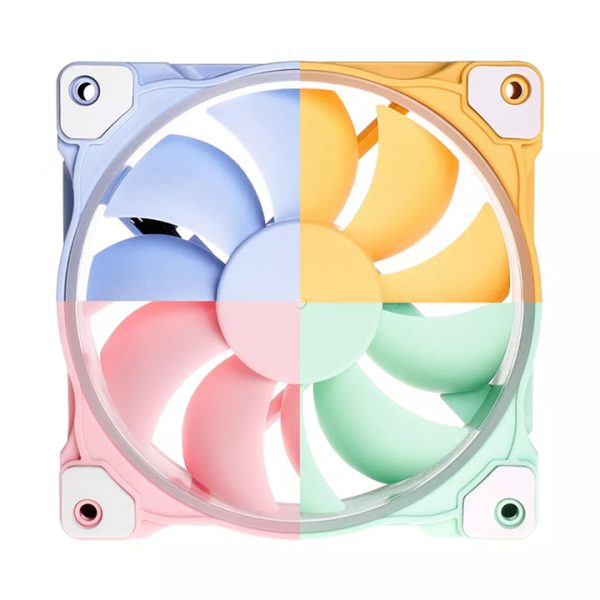 Fan Case ID-COOLING ZF-12025 Pastel (Blue, Pink, Green, Yellow)