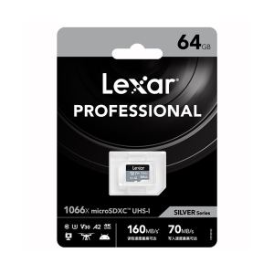 Thẻ nhớ MicroSDXC Lexar 64GB 1066x U3 UHS I A2 LMS1066064G-BNANG