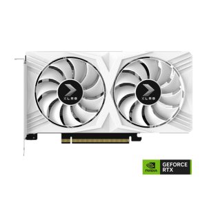 Card màn hình PNY GeForce RTX 4060 8GB OC XLR8 VERTO DF White Edition (VCG40608DFWXPB1-O)