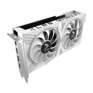 Card màn hình PNY GeForce RTX 4060 8GB OC XLR8 VERTO DF White Edition (VCG40608DFWXPB1-O)