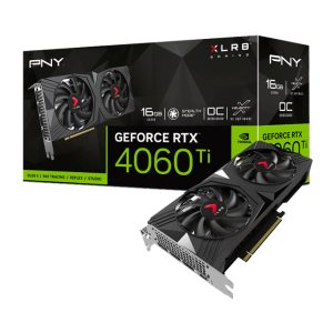 Card màn hình PNY GeForce RTX 4060 Ti 16GB XLR8 Gaming VERTO Overclocked Dual Fan DLSS 3 (VCG4060T16DFXPB1-O)