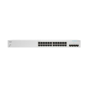 Smart Switch 24 cổng Gigabit + 4 cổng 10G SPF+ Cisco CBS220-24T-4X-EU