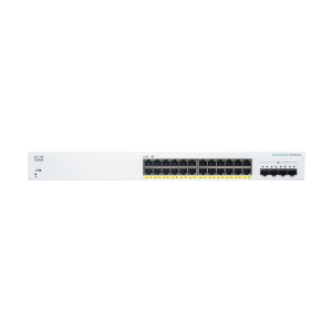 Smart Switch 24 cổng Gigabit PoE 382W + 4 cổng 10G SPF+ Cisco CBS220-24FP-4X-EU