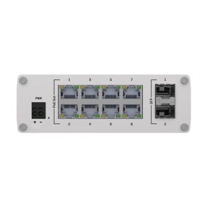 Unmanaged Industrial Switch Teltonika TSW200 (8 x 1G RJ45 PoE 240W + 2 x 1G SFP)