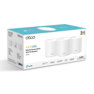 Router Mesh Wi-Fi 6 gia đình AX1500 TP-Link Deco X10(3-pack)