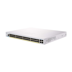Smart Switch 48 cổng Gigabit PoE 370W + 4 x 10G SFP Cisco CBS250-48P-4X-EU