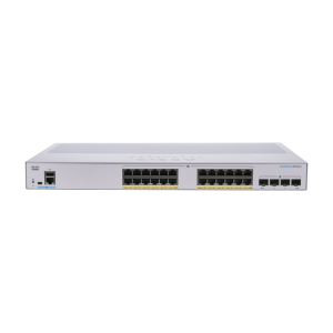Smart Switch 24 cổng Gigabit PoE 195W + 4 x 10G SFP Cisco CBS250-24P-4X-EU