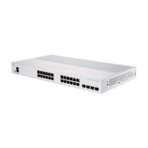 Managed Switch 24 cổng Gigabit + 4 x 10G SFP+ Cisco CBS350-24T-4X-EU