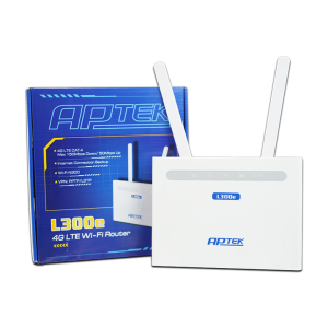 Router Wi-Fi 4G/LTE chuẩn N tốc độ 300Mbps APTEK L300e