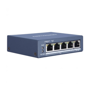 Switch 4 cổng Gigabit PoE + 1 cổng Uplink Gigabit Hikvision DS-3E0505P-E/M