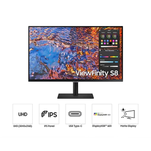 Màn hình Samsung ViewFinity S8 LS32B800PXEXXV UHD 32" 60Hz IPS