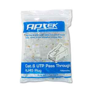 Đầu mạng CAT6 UTP xuyên thấu APTEK 601-11001