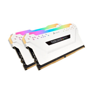 KIT Ram Corsair Vengeance RGB PRO White 16GB (2x8GB) DDR4 3200Mhz CMW16GX4M2E3200C16W