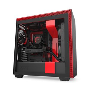 Case NZXT H710 Matte Black Red