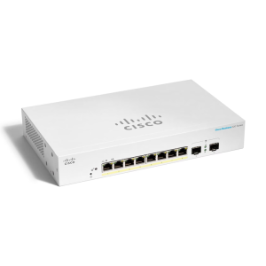 Smart Switch 8 cổng Gigabit PoE 65W + 2 Gigabit SFP Cisco CBS220-8P-E-2G-EU