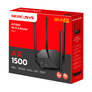 Router Wi-Fi 6 băng tần kép AX1500 Mercusys MR60X