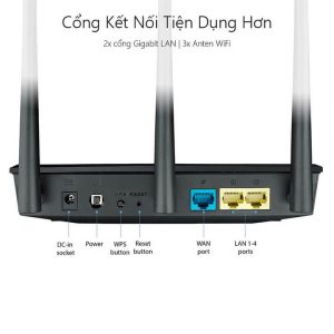 Router WiFi ASUS AC750 Dual Band Gigabit RT-AC53