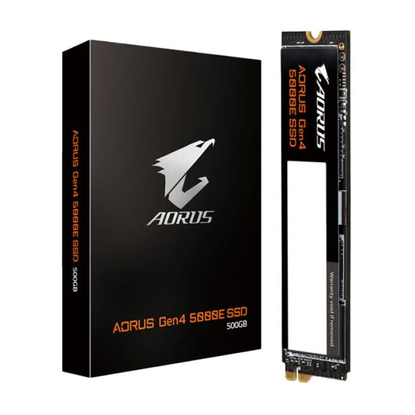 Ổ cứng SSD GIGABYTE AORUS Gen4 5000E 500GB AG450E500G-G