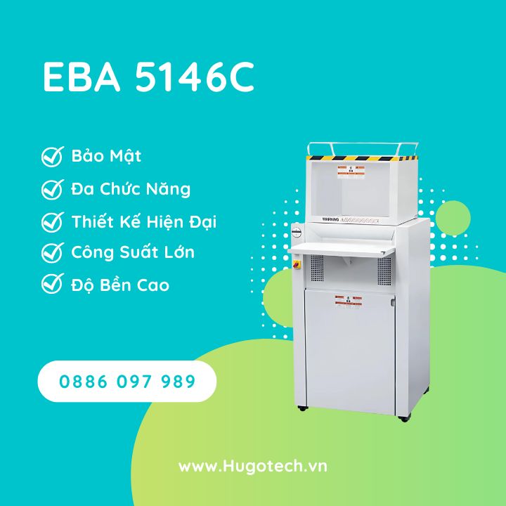 Thùng chứa 230 lít của máy hủy tài liệu EBA 5146C