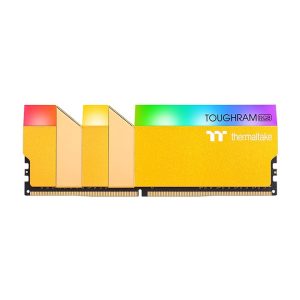 KIT Ram Thermaltake TOUGHRAM RGB 16GB (8GBx2) DDR4 3600MHz Metallic Gold RG26D408G X2- 3600C18A