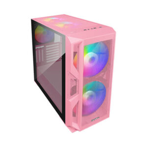 Case Antec NX800 Pink- Tempered Glass