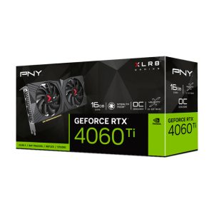 Card màn hình PNY GeForce RTX 4060 Ti 16GB XLR8 Gaming VERTO Overclocked Dual Fan DLSS 3 (VCG4060T16DFXPB1-O)