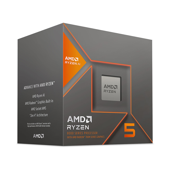 CPU AMD Ryzen 5 8600G (4.3GHz Boost 5.0GHz, 22MB) – AM5