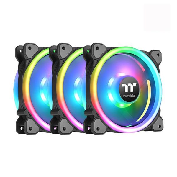 Quạt case Thermaltake Riing Trio 12 LED RGB (Bộ 3 Fan) - CL-F072-PL12SW-A