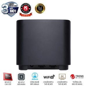 Router Mesh Wi-Fi 6 Băng tần kép chuẩn AX1800 ASUS XD4 (B-2-PK)