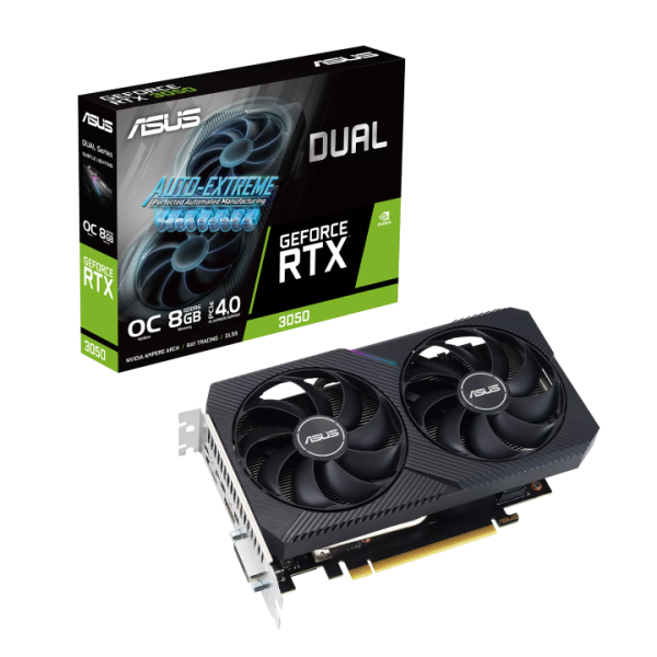 ASUS Dual GeForce RTX™ 3050 V2 OC Edition 8GB GDDR6