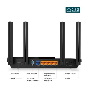 Router WIFI TP-Link Archer AX55 Pro Wi-Fi 6 AX3000 Multi-Gigabit với cổng 2.5G