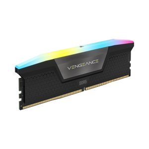 KIT Ram Corsair VENGEANCE RGB 32GB (2x16GB) DDR5 6000MHz CL36 Black CMH32GX5M2E6000C36