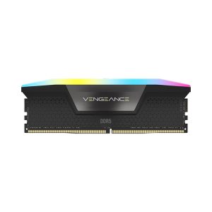 KIT Ram Corsair VENGEANCE RGB 32GB (2x16GB) DDR5 6000MHz CL36 Black CMH32GX5M2E6000C36