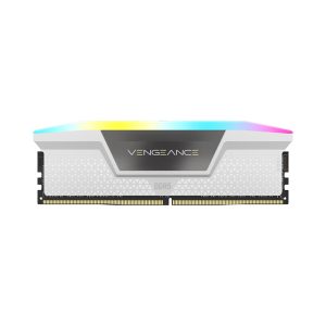 KIT Ram Corsair VENGEANCE RGB 32GB (2x16GB) DDR5 6000MHz CL36 White CMH32GX5M2E6000C36W