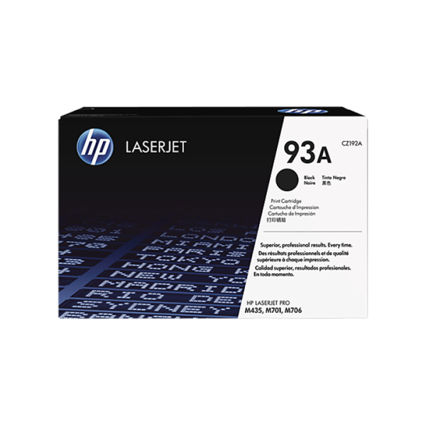 Mực in HP 93A Black Original LaserJet Toner Cartridge (CZ192A)