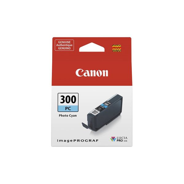 Mực in Canon PFI-300 Photo Cyan Ink Cartridge (4197C001)