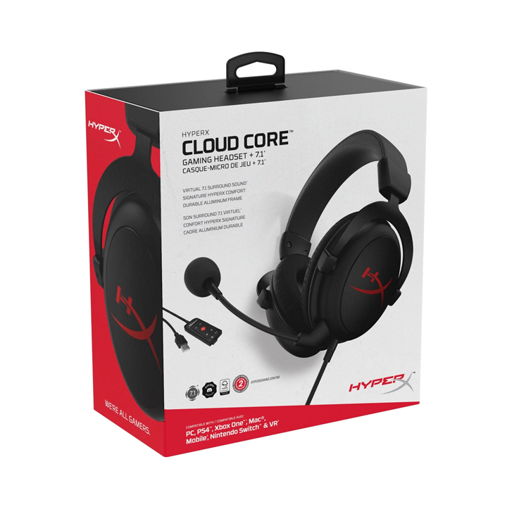 Tai nghe HyperX Cloud Core 7.1 - HugoTech - Beat the Lowest Price