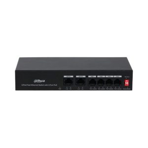 Fast Ethernet Switch 6-Port with 4-Port PoE DAHUA DH-PFS3006-4ET-36