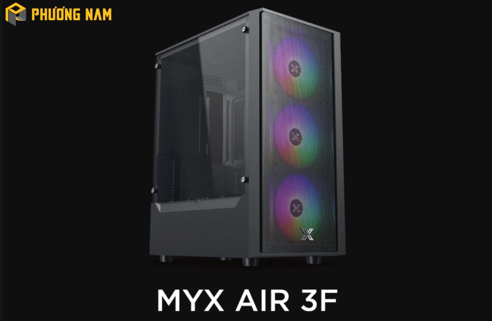 Case Xigmatek MYX AIR 3F EN45967 (Đen) 