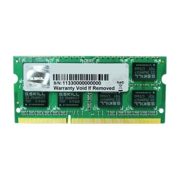 Ram Laptop G.SKILL DDR3 8GB 1333MHz F3-10666CL9S-8GBSQ