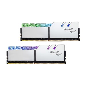 KIT Ram G.SKILL Trident Z Royal DDR4 RGB 16GB (8GB x 2) 3200MHz F4-3200C16D-16GTRS